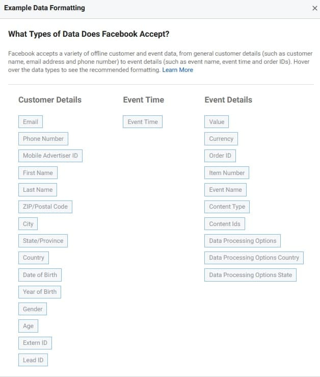 Відстеження покупок в офлайн магазині з реклами Фейсбук1