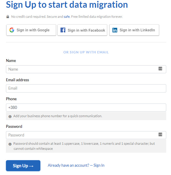 Ідеальний лендінг IT компанії для контекстної реклами: аналіз структури на прикладі Help Desk Migration, SaaS платформи для міграції даних10