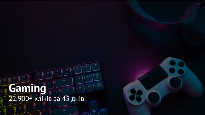 SEO для запуску сайту: 22,900+ кліків і 604K показів за 45 днів у gaming-ніші