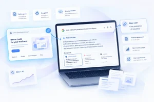 Google AI Overviews для бізнесу: як стати джерелом у відповідях Google