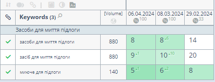  SEO просування інтернет-магазину професійної хімії та інвентарю для прибирання та гігієни22